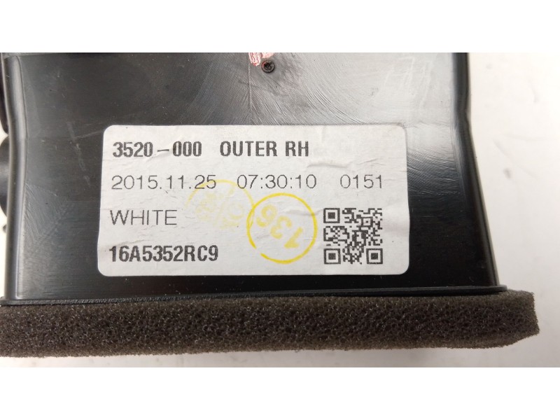 Recambio de aireador derecho para land rover discovery sport (l550) 2.0 d 4x4 referencia OEM IAM   