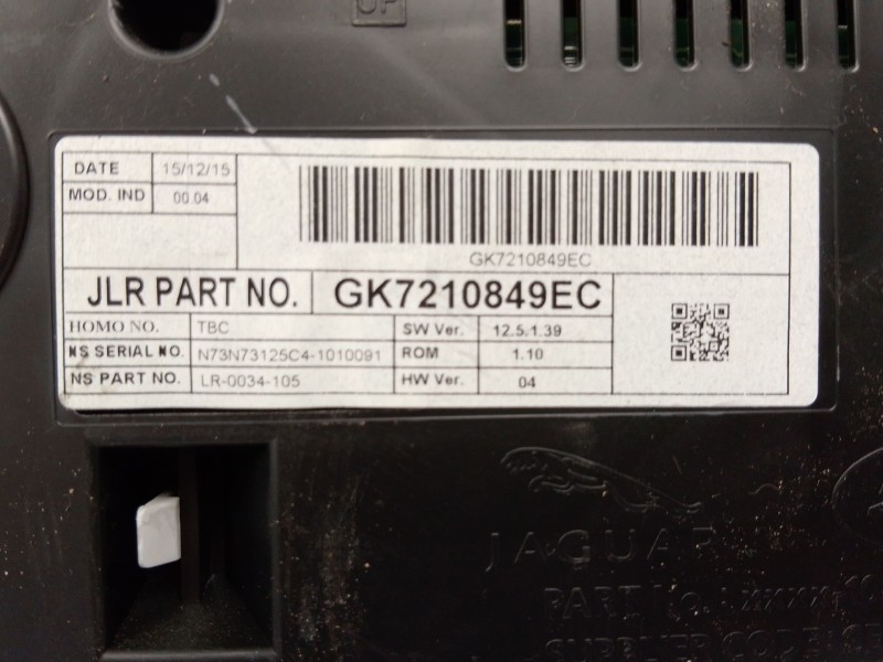 Recambio de cuadro instrumentos para land rover discovery sport (l550) 2.0 d 4x4 referencia OEM IAM   