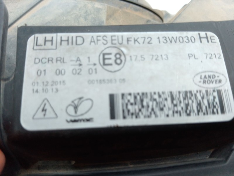 Recambio de faro izquierdo para land rover discovery sport (l550) 2.0 d 4x4 referencia OEM IAM   
