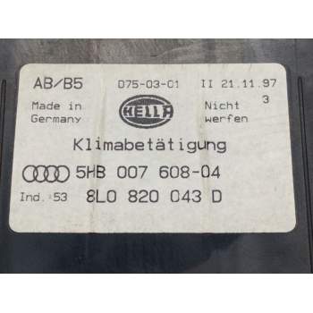 Recambio de mando calefaccion aire acondicionado para audi a3 (8l1) 1.6 referencia OEM IAM 8L0820043D  