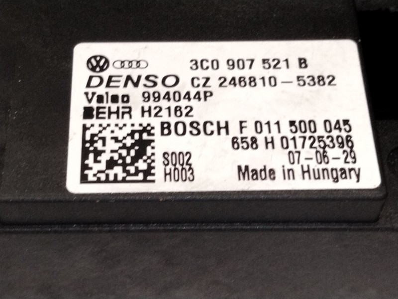 Recambio de resistencia calefaccion para seat altea (5p1) 2.0 tdi 16v referencia OEM IAM 3C0907521B  