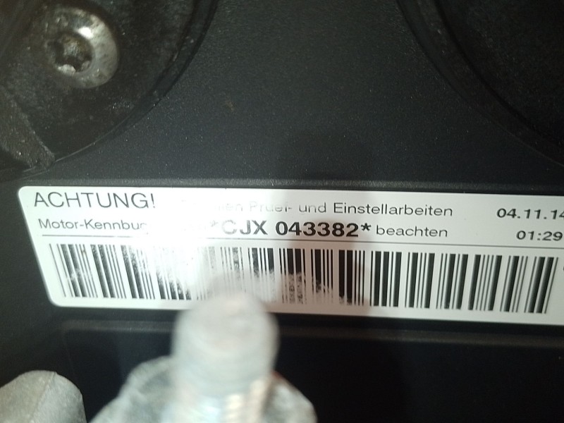 Recambio de motor completo para volkswagen golf vii (5g1, bq1, be1, be2) 2.0 r 4motion referencia OEM IAM CJX  