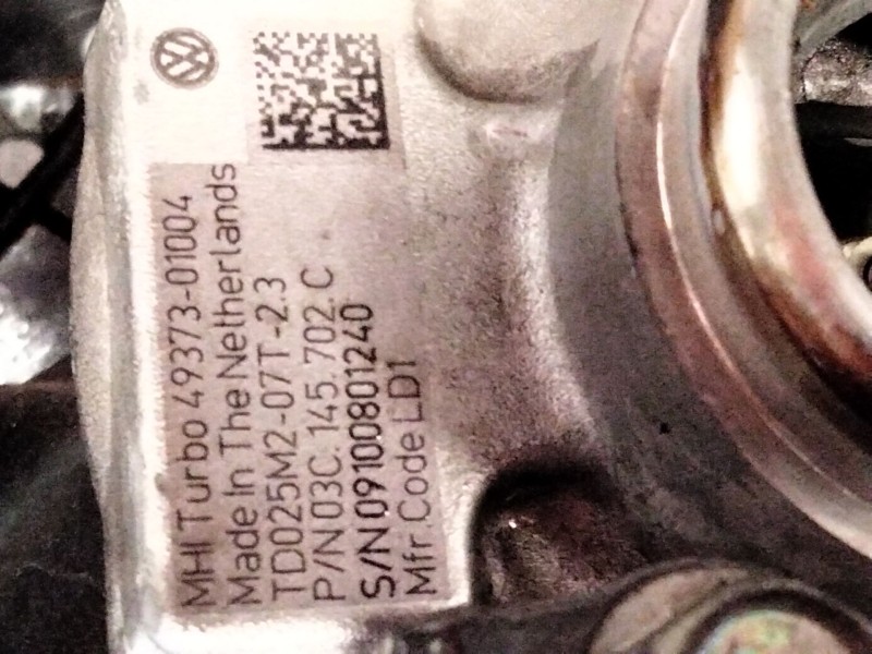 Recambio de turbocompresor para seat leon (1p1) 1.4 16v referencia OEM IAM   