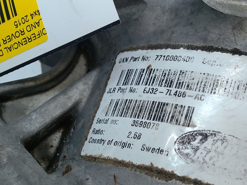 Recambio de diferencial delantero para land rover discovery sport (l550) 2.0 d 4x4 referencia OEM IAM   
