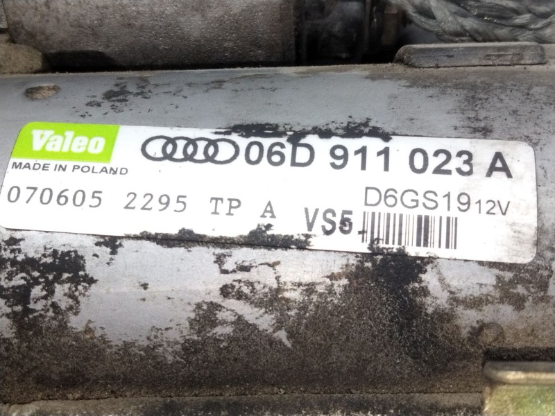 Recambio de motor arranque para audi a4 b7 (8ec) 2.0 tfsi quattro referencia OEM IAM 06D911023A  