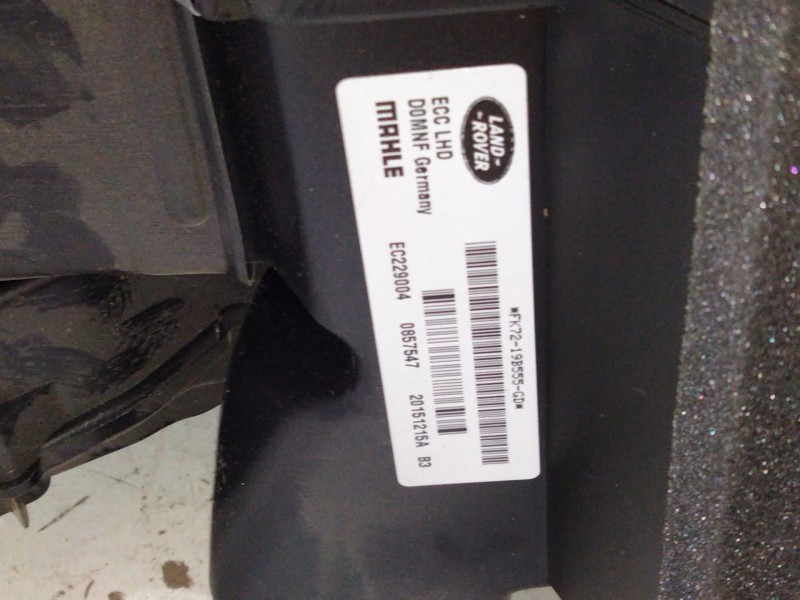 Recambio de calefaccion entera normal para land rover discovery sport (l550) 2.0 d 4x4 referencia OEM IAM   