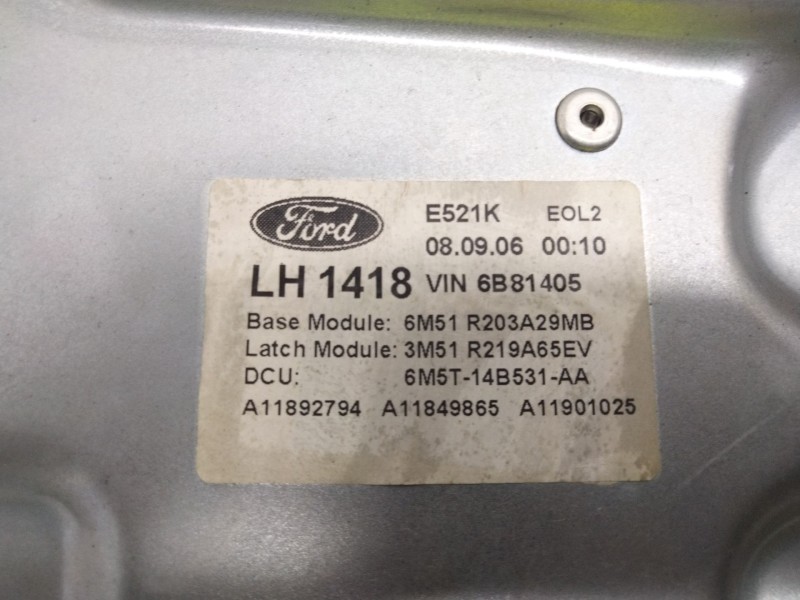 Recambio de elevalunas delantero izquierdo para ford focus c-max (dm2) 1.8 tdci referencia OEM IAM   