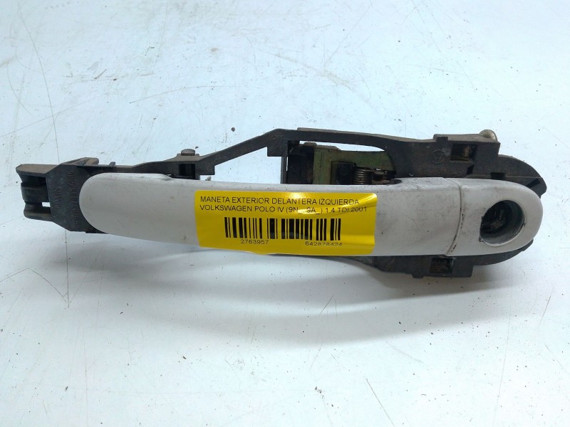 Recambio de maneta exterior delantera izquierda para volkswagen polo iv (9n_, 9a_) 1.4 tdi referencia OEM IAM 3B0837885  