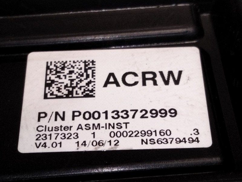 Recambio de cuadro instrumentos para opel corsa d (s07) 1.3 cdti (l08, l68) referencia OEM IAM P0013372999  