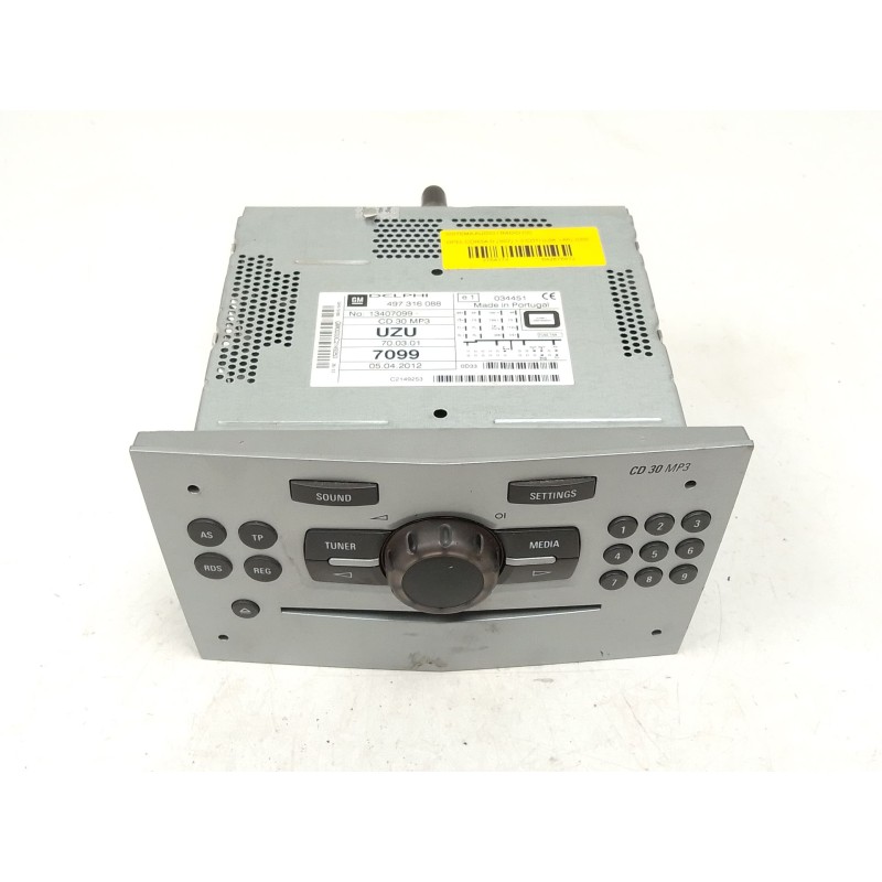 Recambio de sistema audio / radio cd para opel corsa d (s07) 1.3 cdti (l08, l68) referencia OEM IAM   