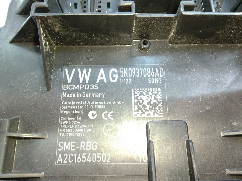 Recambio de caja fusibles para volkswagen caddy iv furgoneta/monovolumen (saa, sah) 2.0 tdi referencia OEM IAM   
