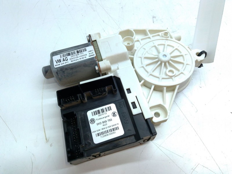 Recambio de motor elevalunas delantero izquierdo para volkswagen caddy iv furgoneta/monovolumen (saa, sah) 2.0 tdi referencia OE