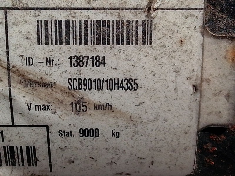 Recambio de eje remolque para schmitz scs 24/l-13.62 eb referencia OEM IAM SCB9010  