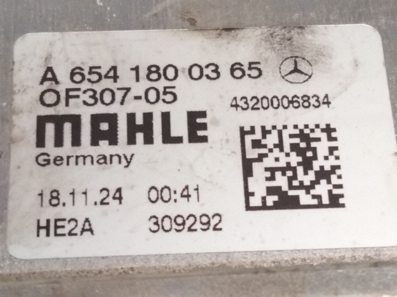 Recambio de enfriador aceite motor para mercedes-benz clase c all-terrain (s206) c 220 d 4-matic (206.214) referencia OEM IAM A6