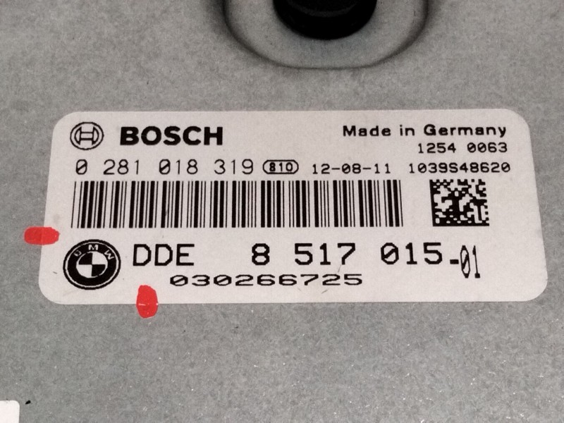 Recambio de centralita motor uce para bmw x5 (e70) xdrive 30 d referencia OEM IAM 8517015 0281018319 