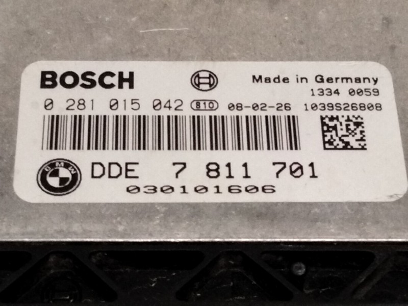 Recambio de centralita motor uce para bmw 1 (e81) 118 d referencia OEM IAM 7811701 0281015042 1039S26808