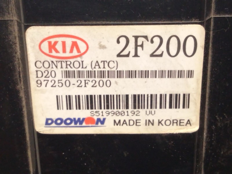 Recambio de mando calefaccion aire acondicionado para kia cerato i hatchback (ld) 2.0 referencia OEM IAM 972502F200  