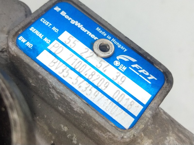 Recambio de turbocompresor para renault master iii furgoneta (fv) 2.3 dci 130 rwd (fv01, fv10, fv11, fv12) referencia OEM IAM 55