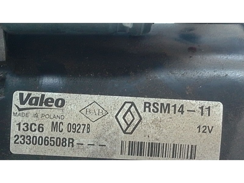 Recambio de motor arranque para renault clio iv grandtour (kh_) 1.5 dci 90 (khn3, khn4) referencia OEM IAM 23006508R  