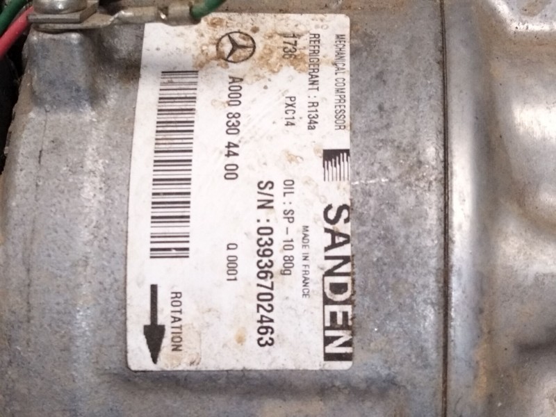 Recambio de compresor aire acondicionado para mercedes-benz clase c (w205) c 220 bluetec / d (205.002, 205.004) referencia OEM I