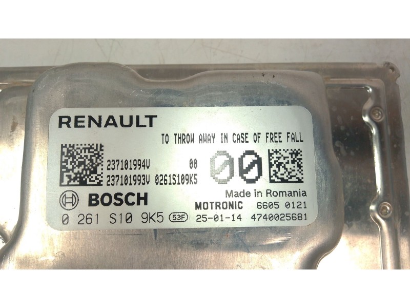 Recambio de centralita motor uce para dacia bisgster referencia OEM IAM   