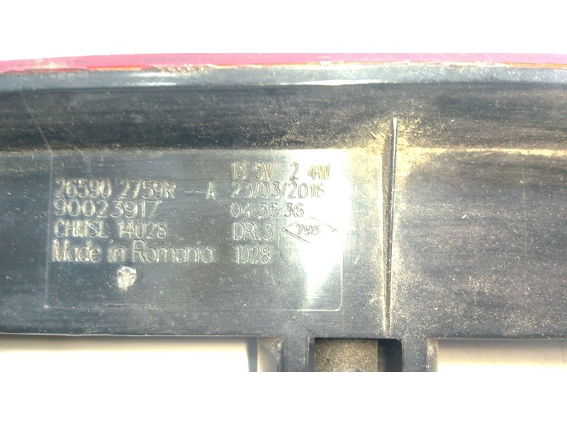 Recambio de luz central de freno para renault clio iv grandtour (kh_) 1.5 dci 90 (khn3, khn4) referencia OEM IAM 265902759R  