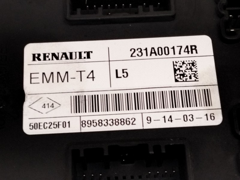 Recambio de modulo electronico para renault clio iv grandtour (kh_) 1.5 dci 90 (khn3, khn4) referencia OEM IAM 231A00174R  