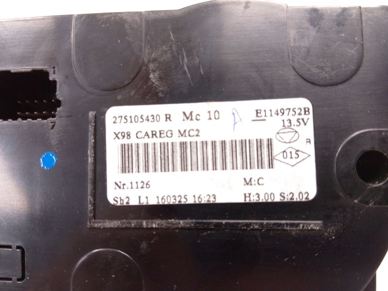 Recambio de mando climatizador para renault clio iv grandtour (kh_) 1.5 dci 90 (khn3, khn4) referencia OEM IAM   