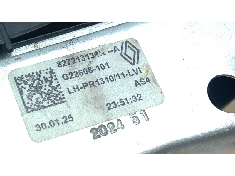 Recambio de elevalunas trasero izquierdo para dacia bisgster referencia OEM IAM 827213136R  