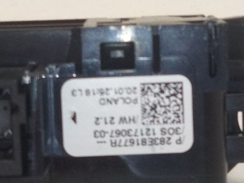 Recambio de modulo electronico para dacia bisgster referencia OEM IAM 283E81677R  
