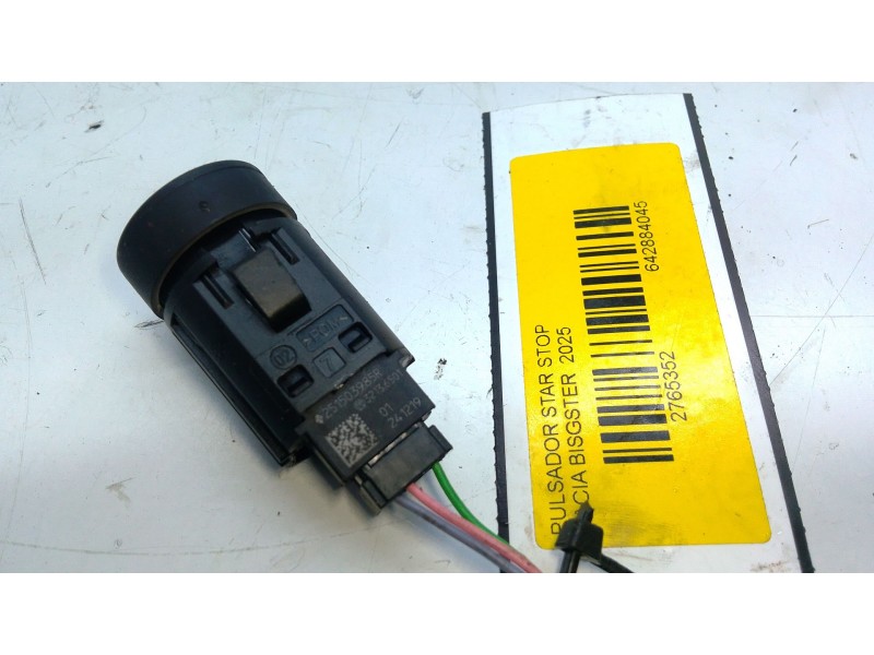 Recambio de pulsador star stop para dacia bisgster referencia OEM IAM   