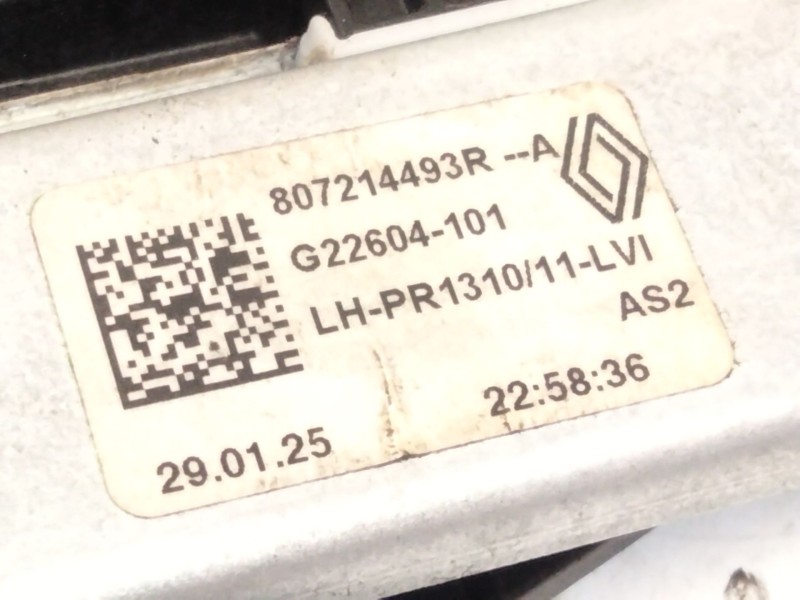 Recambio de elevalunas delantero izquierdo para dacia bisgster referencia OEM IAM 807214493R  