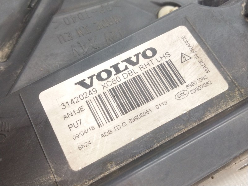 Recambio de faro izquierdo para volvo xc60 i suv (156) d3 referencia OEM IAM 31420249  