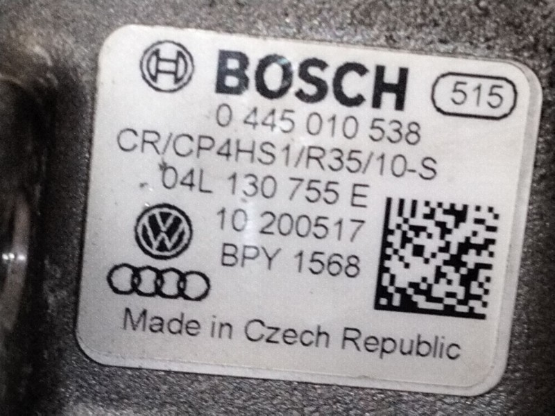 Recambio de bomba inyeccion para volkswagen arteon (3h7, 3h8) 2.0 tdi referencia OEM IAM 04L130755E 0445010538 