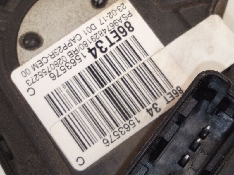 Recambio de pedal acelerador para peugeot 5008 ii (mc_, mj_, mr_, m4_) 1.6 bluehdi 120 referencia OEM IAM 9674829180  