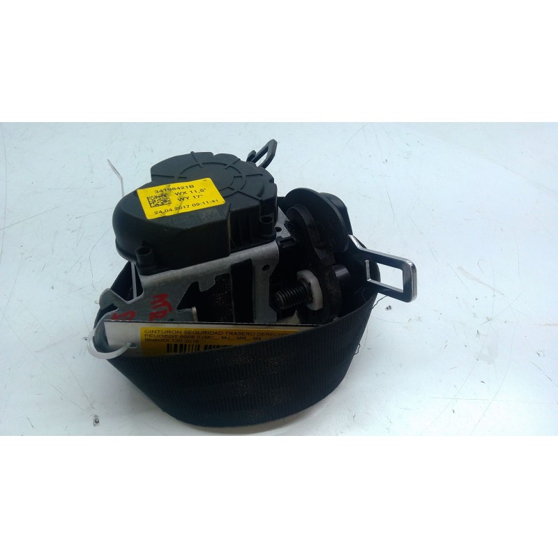Recambio de cinturon seguridad trasero derecho para peugeot 5008 ii (mc_, mj_, mr_, m4_) 1.6 bluehdi 120 referencia OEM IAM 3419