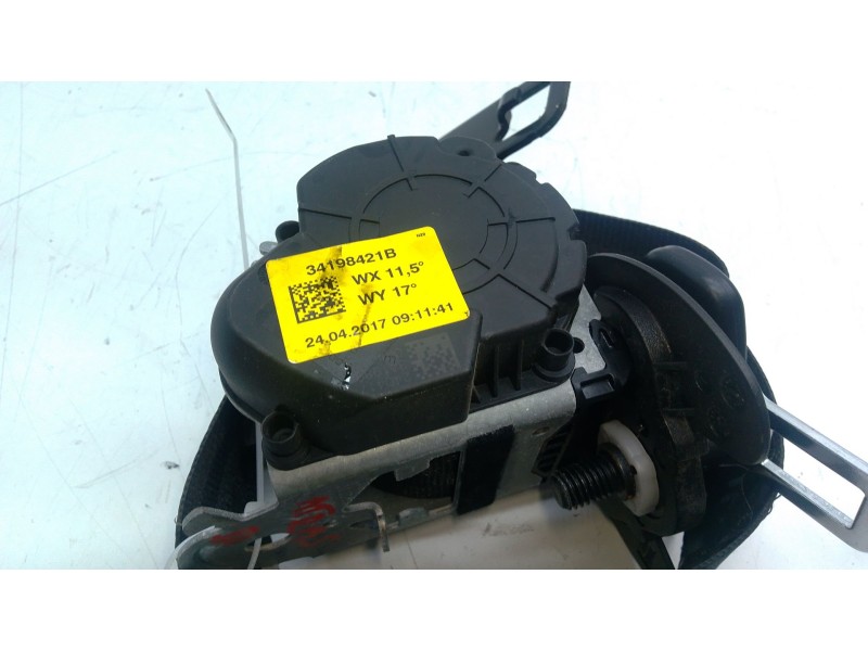 Recambio de cinturon seguridad trasero derecho para peugeot 5008 ii (mc_, mj_, mr_, m4_) 1.6 bluehdi 120 referencia OEM IAM 3419