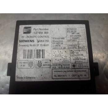 Recambio de modulo confort para seat ibiza (6k) referencia OEM IAM 1L0959800 5WK4791 6597734001