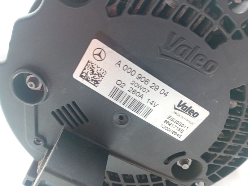 Recambio de alternador para mercedes-benz clase s (w222) lim. s 350 bluetec l (222.132) referencia OEM IAM A0009062904  