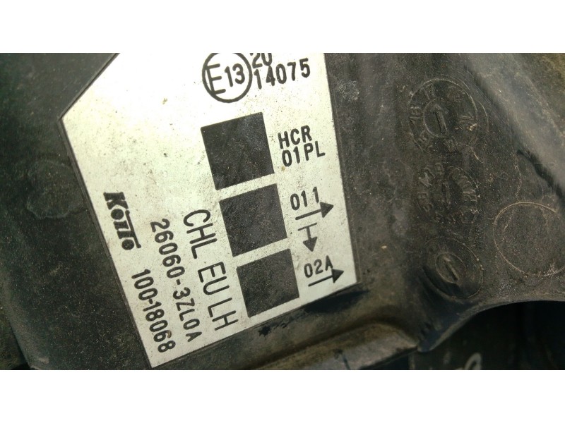 Recambio de faro izquierdo para nissan pulsar hatchback (c13) 1.2 dig-t referencia OEM IAM 260603L0A  