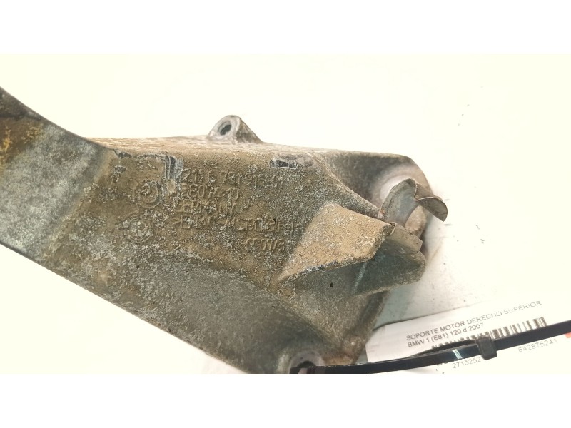 Recambio de soporte motor derecho superior para bmw 1 (e81) 120 d referencia OEM IAM 22116781916-01  