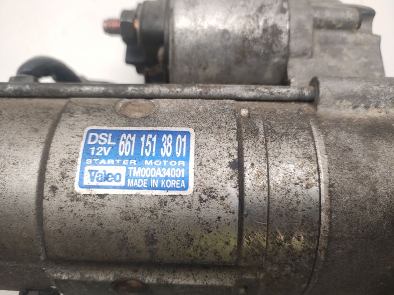 Recambio de motor arranque para ssangyong rexton 270 xdi limited referencia OEM IAM  6611513801 