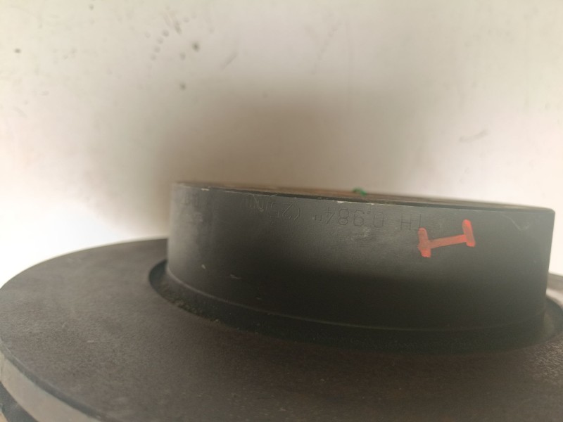 Recambio de disco freno delantero para volkswagen crafter kasten (sy) 2.0 tdi referencia OEM IAM   
