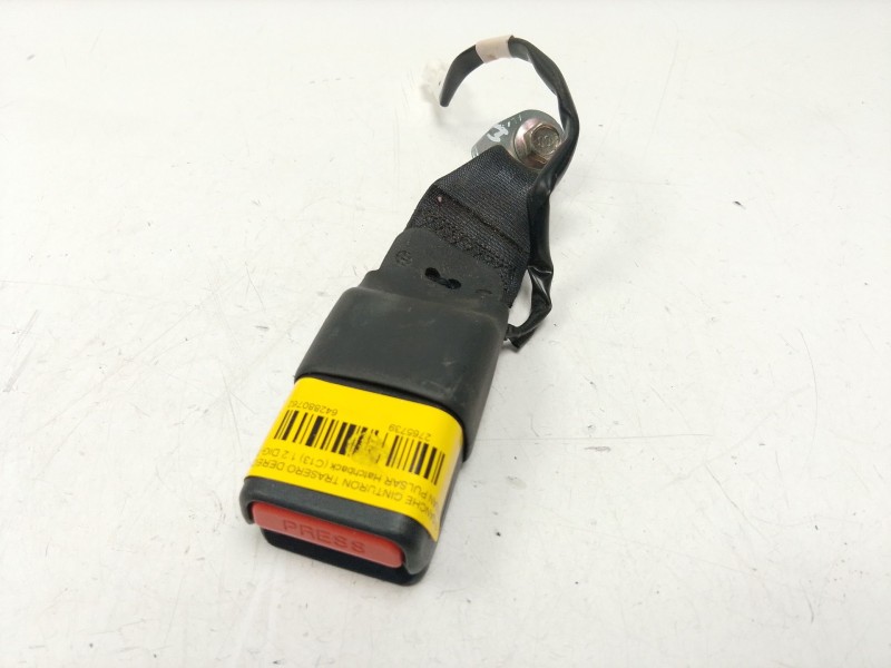 Recambio de enganche cinturon trasero derecho para nissan pulsar hatchback (c13) 1.2 dig-t referencia OEM IAM   