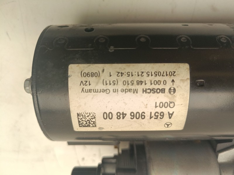 Recambio de motor arranque para mercedes-benz glc (x253) 250 d 4-matic (253.909) referencia OEM IAM A6519064800  