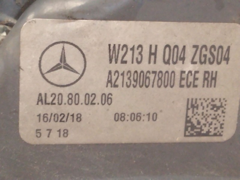 Recambio de piloto trasero derecho para mercedes-benz clase e (w213) e 220 d (213.004) referencia OEM IAM   