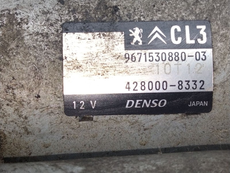 Recambio de motor arranque para citroën c4 cactus feel referencia OEM IAM 967153088003  