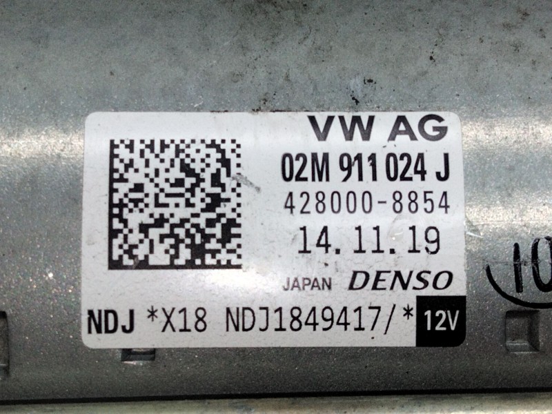 Recambio de motor arranque para seat ateca (kh7) referencia OEM IAM 02M912024J  