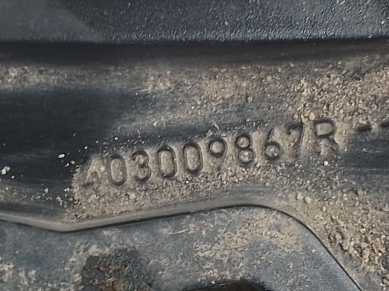 Recambio de llanta aluminio para dacia bisgster referencia OEM IAM 403009867R  