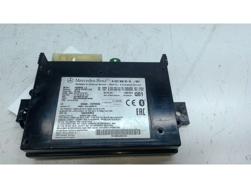 Recambio de modulo electronico para mercedes-benz clase e (w213) e 220 d (213.004) referencia OEM IAM A2229005315  